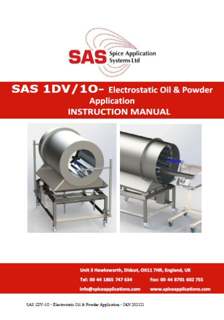 SAS-1DV-1O-Electrostatic-Oil-Powder-Application-JAN-2021