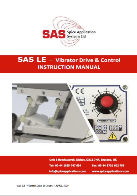 SAS LE - Vibrator Drive & Control - APRIL 2020